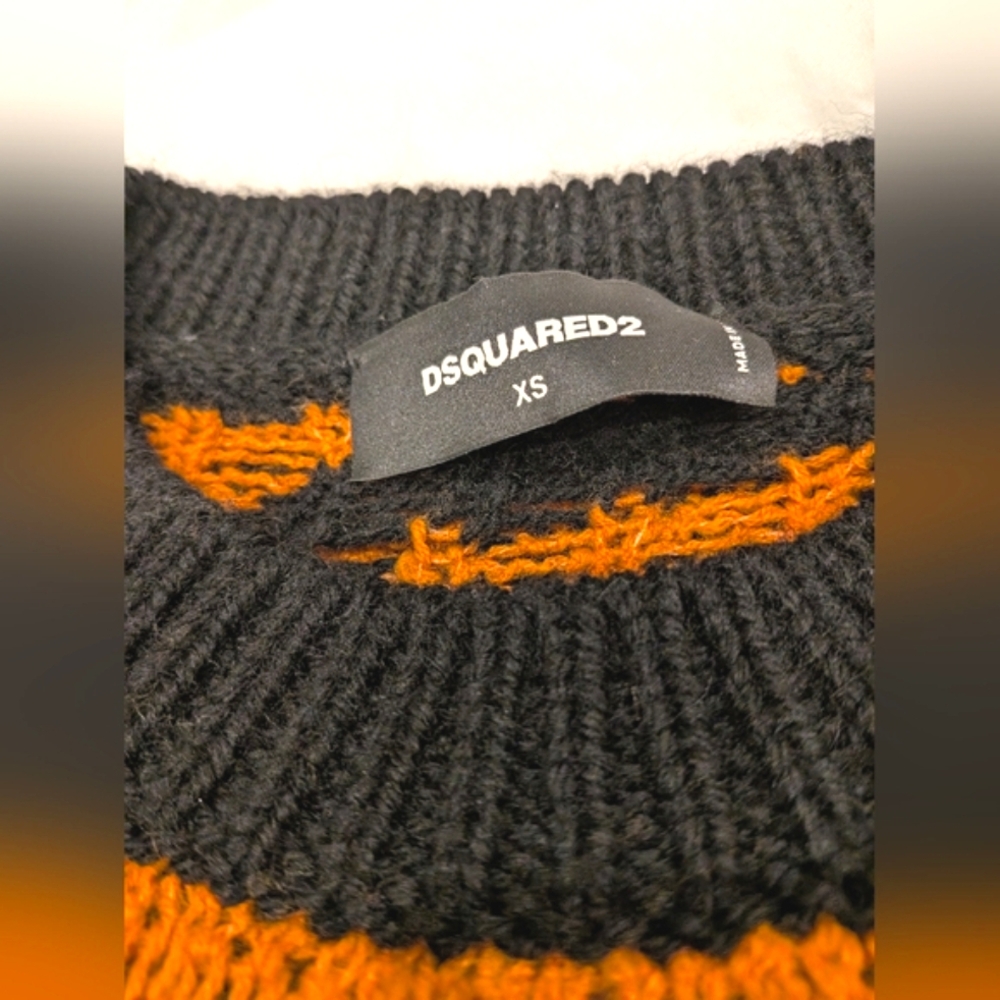 DSquared2  Rare Heavy Knit Long Tiger Sweater - Picture 6 of 7